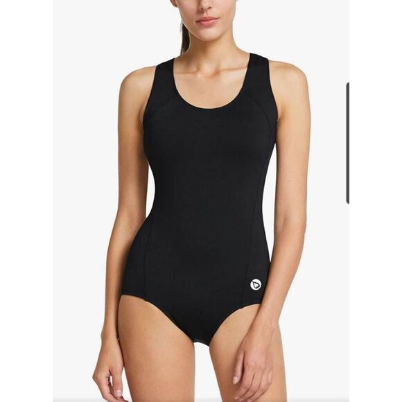 Baleaf racer back athletic one piece swimsuit size 16-18 - Picture 1 of 6